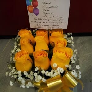 Caja por 9 rosas R03 - Regalar rosas en Tunjuelito Te Mando Flores